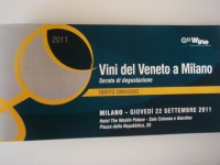 I Vini del Veneto a Milano - Go Wine 22 Settembre 2011